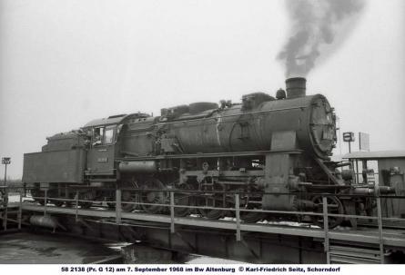 07.09.1968 im Bw Altenburg