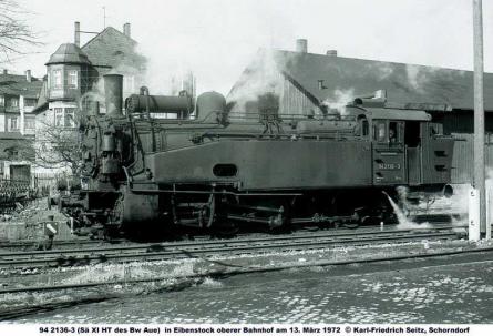 13.03.1972 in Eibenstock oberer Bahnhof