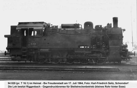 17.07.1964 im Bw Freudenstadt