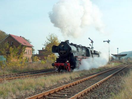 18.10.2008 bei der Ausfahrt in Laucha (Unstrut)